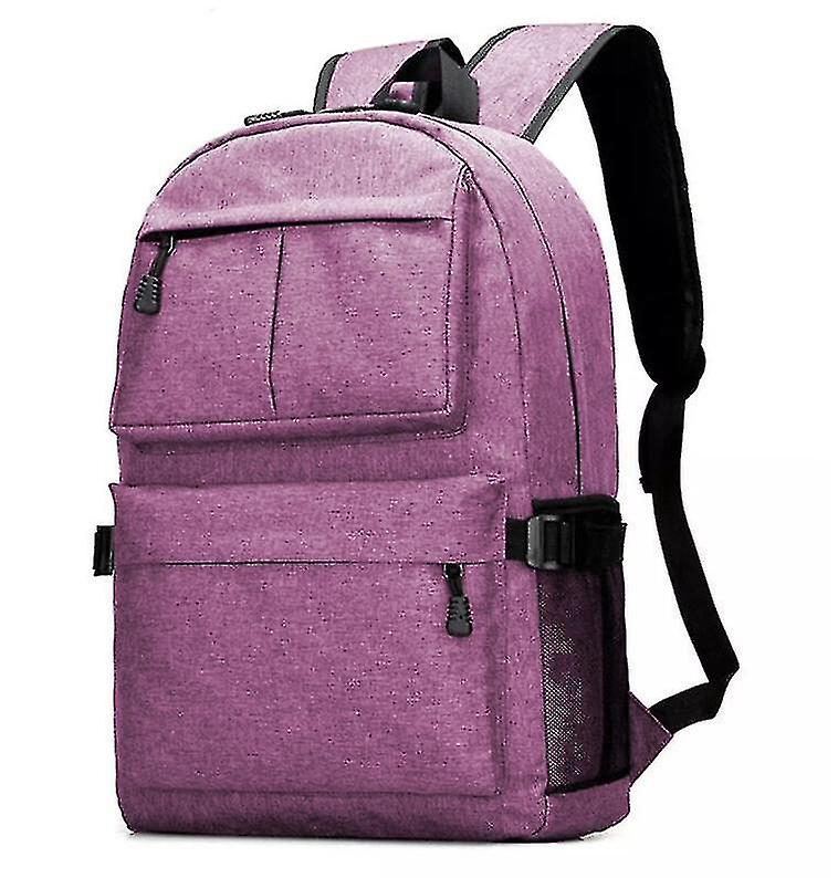Foto 2 pulgar | Mochila Huoguo, Duradera, Grande, Con Puerto Usb, Color Morado, 48 X 38 X 12 Cm - Venta Internacional.