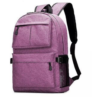 Foto 1 | Mochila Huoguo, Duradera, Grande, Con Puerto Usb, Color Morado, 48 X 38 X 12 Cm - Venta Internacional.