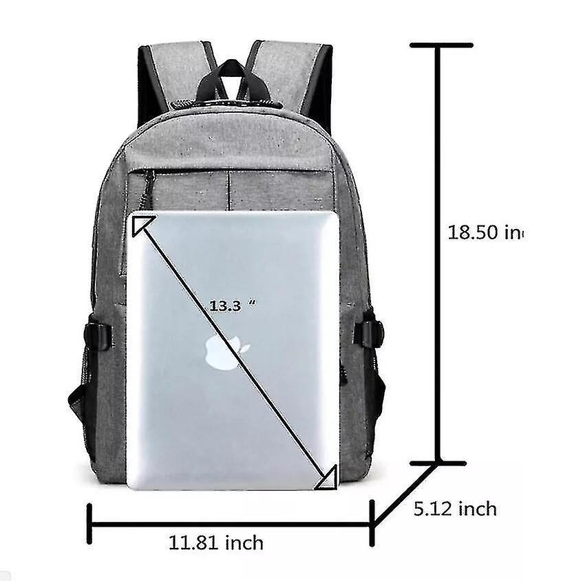 Foto 6 pulgar | Mochila Huoguo, Duradera, Grande, Con Puerto Usb, Color Morado, 48 X 38 X 12 Cm - Venta Internacional.