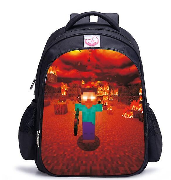 Foto 2 pulgar | Mochila Sanlin Beans Minecraft Impermeable Para Niños - Venta Internacional.