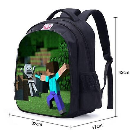 Foto 3 pulgar | Mochila Sanlin Beans Minecraft Impermeable Para Niños - Venta Internacional.