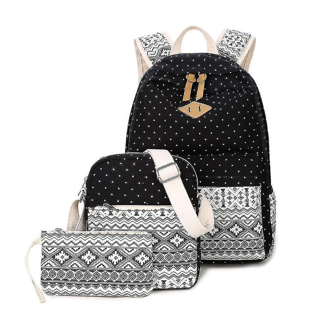 Foto 2 pulgar | Juego De Mochilas Escolares De Lona Para Niños Huoguo, 3 Piezas Con Lápiz - Venta Internacional.