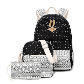 Foto 1 | Juego De Mochilas Escolares De Lona Para Niños Huoguo, 3 Piezas Con Lápiz - Venta Internacional.
