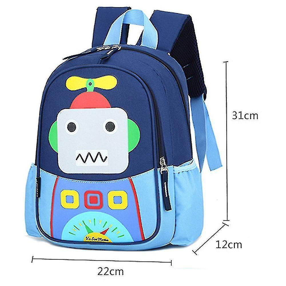 Foto 6 pulgar | Mochila Huoguo Kindergarten Robot School Nylon 0,4 Kg - Venta Internacional.