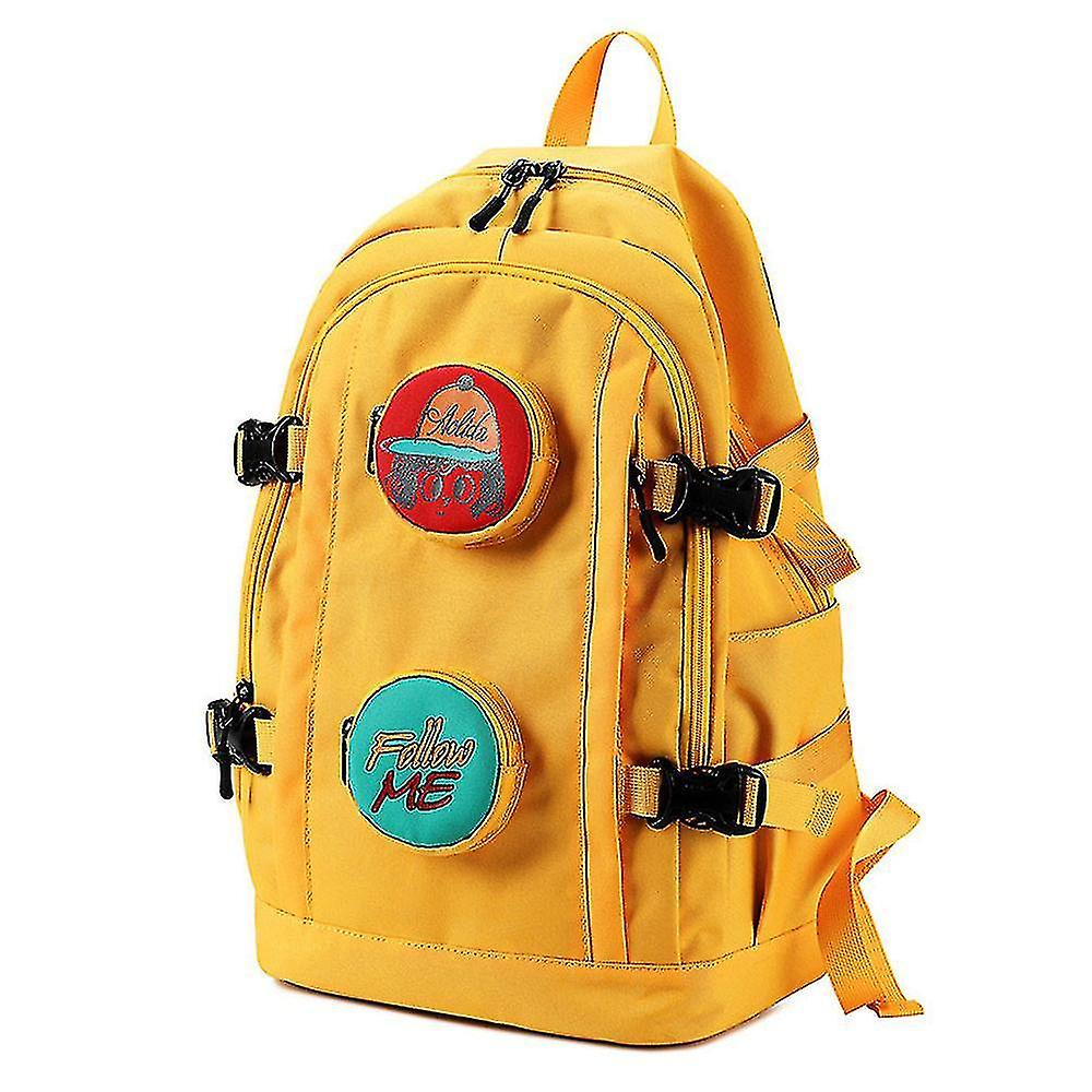 Foto 2 pulgar | Mochila Huoguo Moderna Para Mujer Elegante Impermeable Amarilla - Venta Internacional.