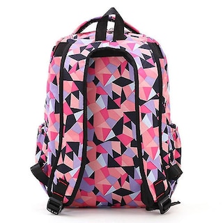 Foto 3 | Mochila Huoguo Para Niña Estudiante De Secundaria, Color Rojo Rosa - Venta Internacional.