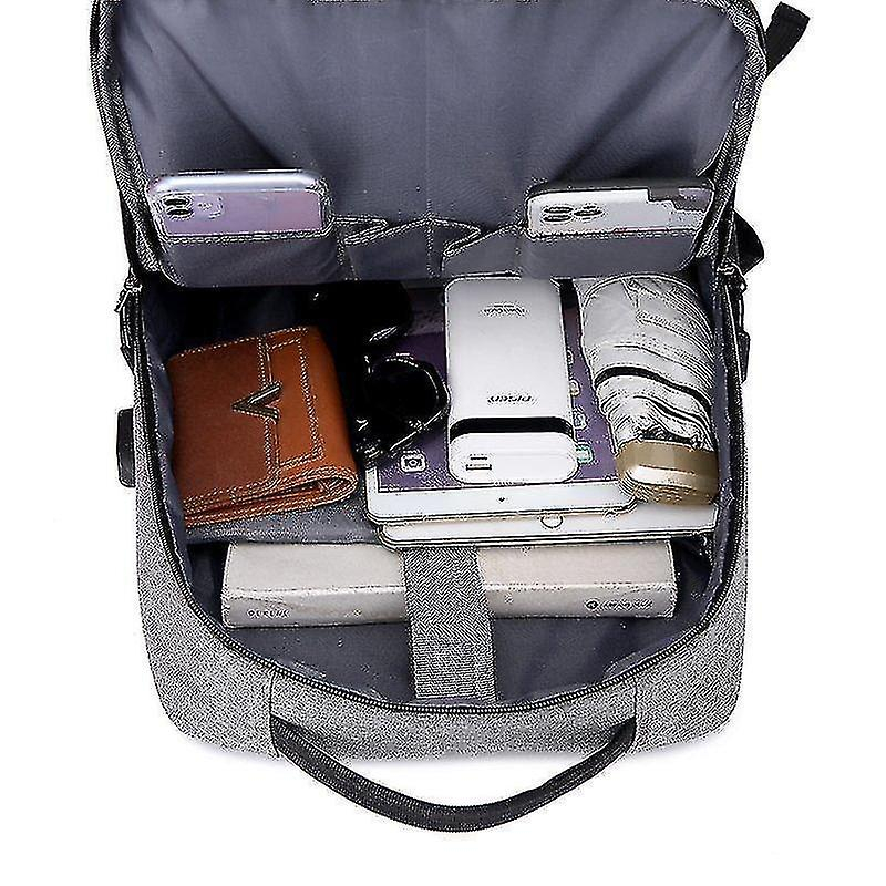 Foto 4 pulgar | Mochila Huoguo, Bolsa De Exterior Negra De 38 Cm Para Viajes O Negocios - Venta Internacional.