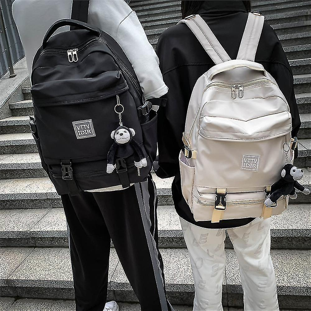 Foto 2 | Mochila Huoguo, Moderna, Casual, Para Estudiantes, Escuela, Rosa - Venta Internacional.