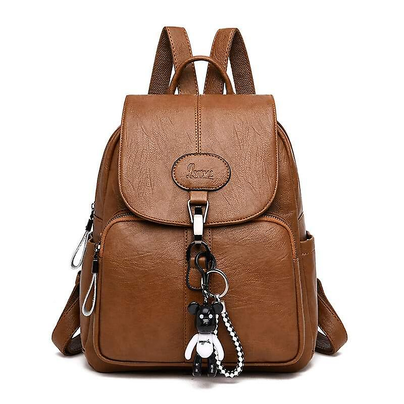Foto 2 pulgar | Mochila Sanlin Beans De Piel Suave Antirrobo Para Mujer, Color Negro - Venta Internacional.