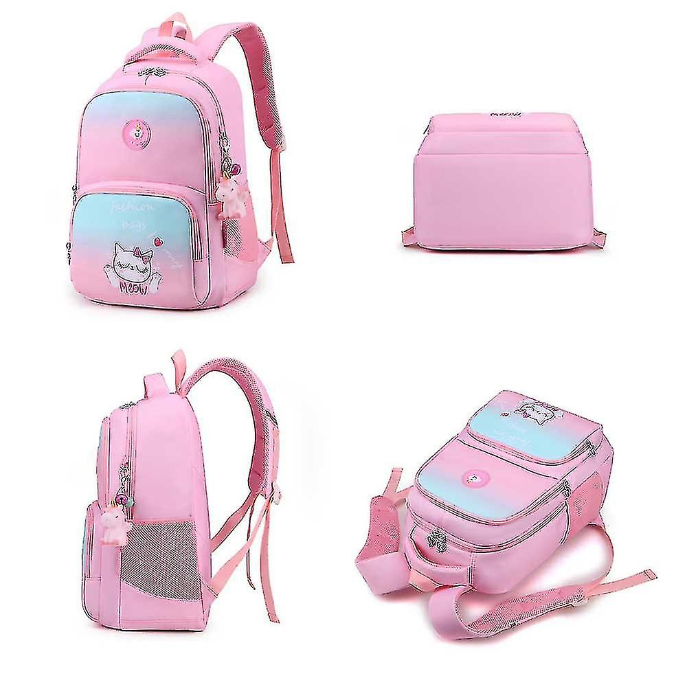 Foto 3 pulgar | Mochila Huoguo Bonita, Ligera E Impermeable Para Niñas, Rosa - Venta Internacional.