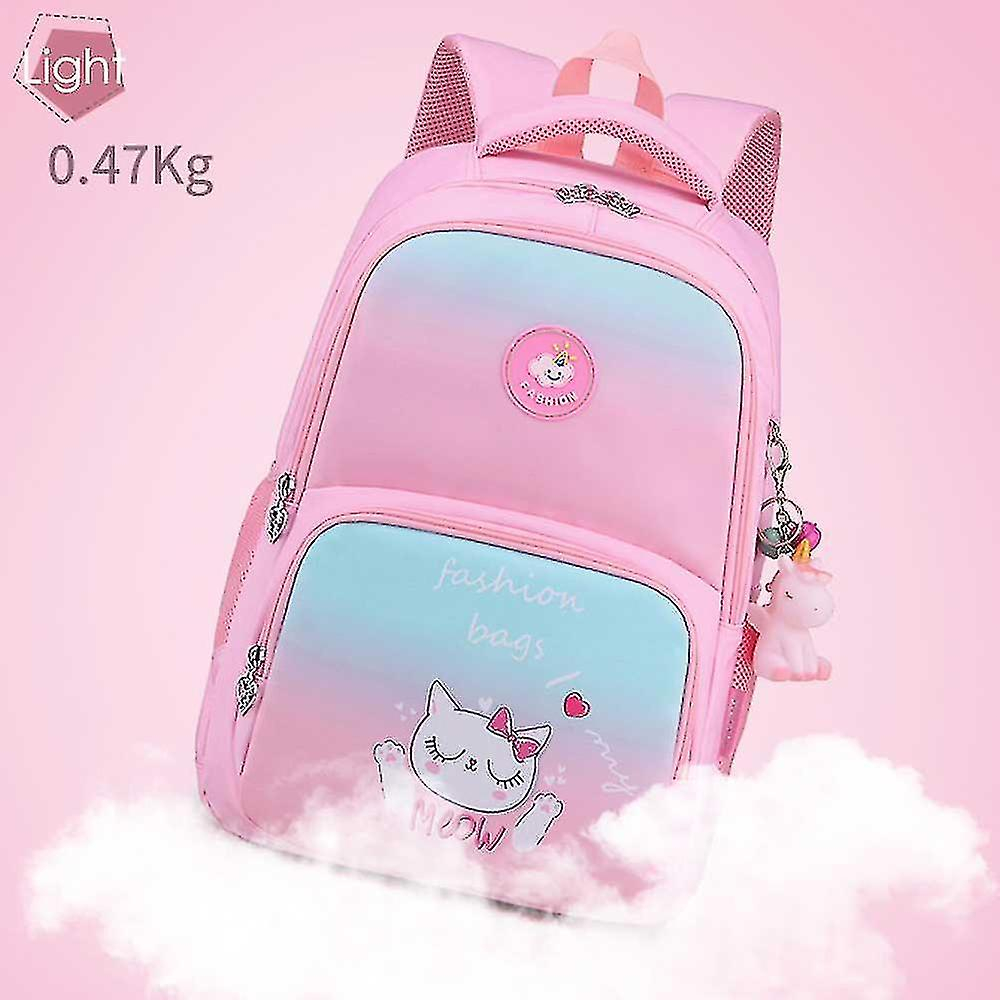 Foto 4 pulgar | Mochila Huoguo Bonita, Ligera E Impermeable Para Niñas, Rosa - Venta Internacional.