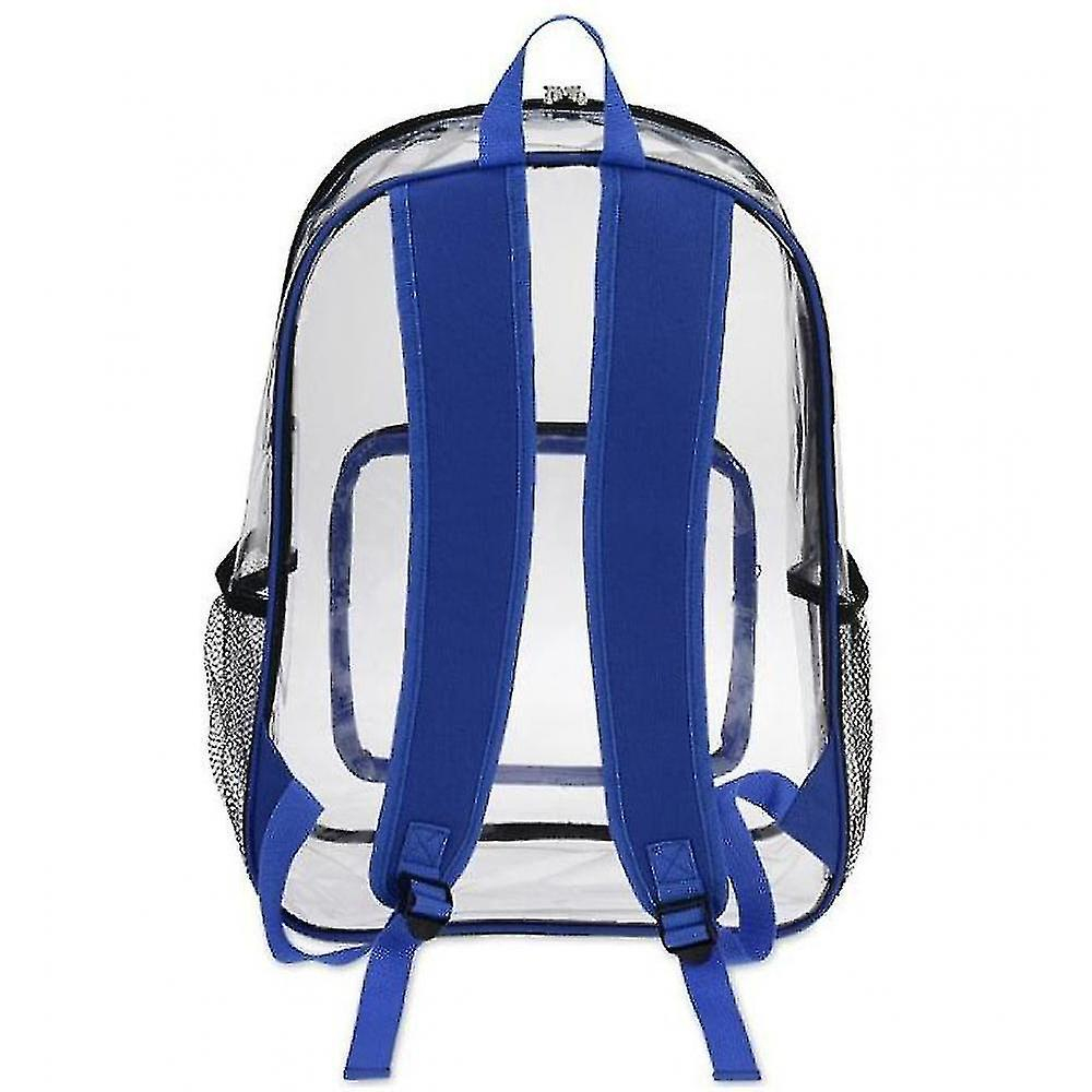 Foto 2 | Mochila Huoguo, Pvc Transparente, Resistente, Negra - Venta Internacional.