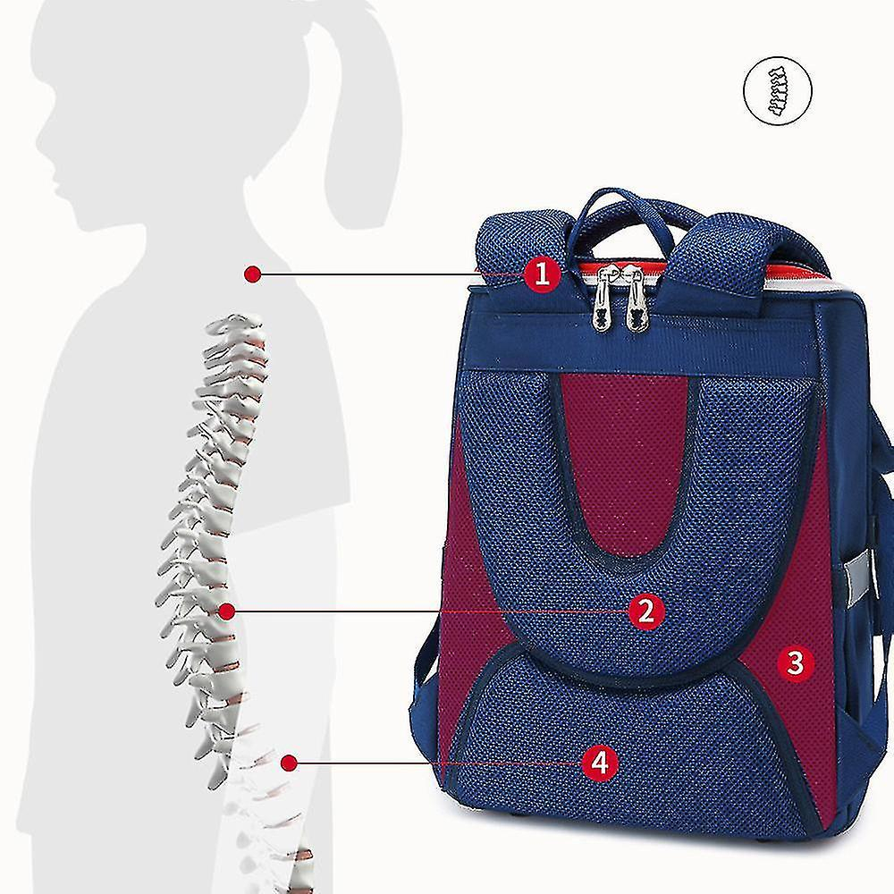 Foto 4 | Mochila Huoguo Ligera Para Niños Verde 30x19x39cm - Venta Internacional.