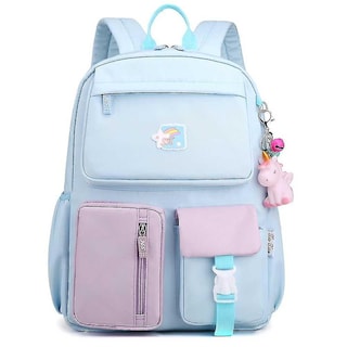 Foto 1 | Mochila Huoguo Para Estudiantes, Escuelas, Viajes Y Trabajo, Mochila Azul - Venta Internacional.
