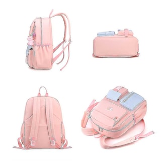 Foto 2 | Mochila Huoguo Para Estudiantes, Escuelas, Viajes Y Trabajo, Mochila Azul - Venta Internacional.