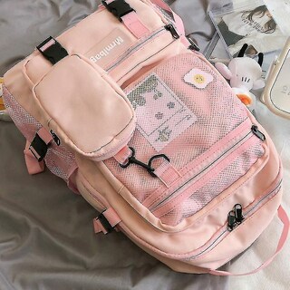 Foto 3 | Mochila Huoguo De Tela Oxford Negra De Gran Capacidad Para La Universidad - Venta Internacional.