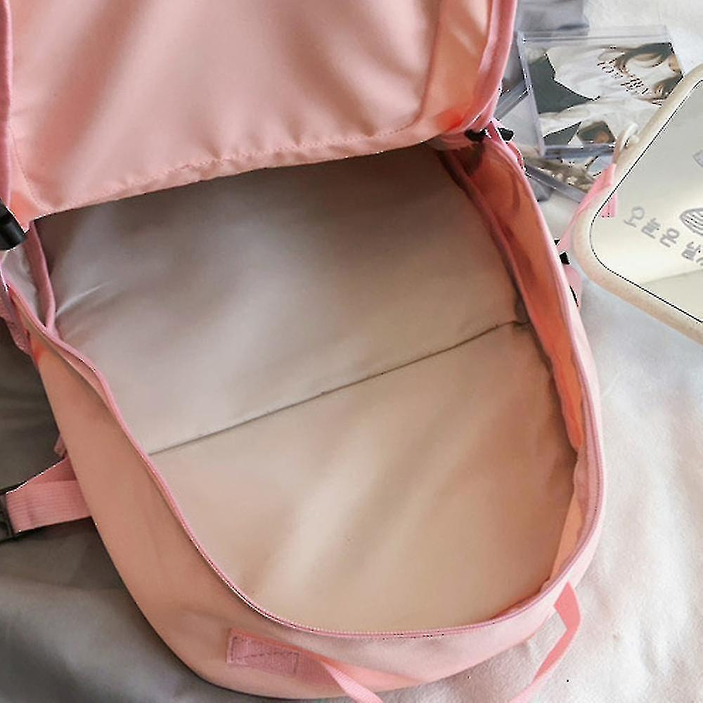 Foto 4 | Mochila Huoguo De Tela Oxford Negra De Gran Capacidad Para La Universidad - Venta Internacional.