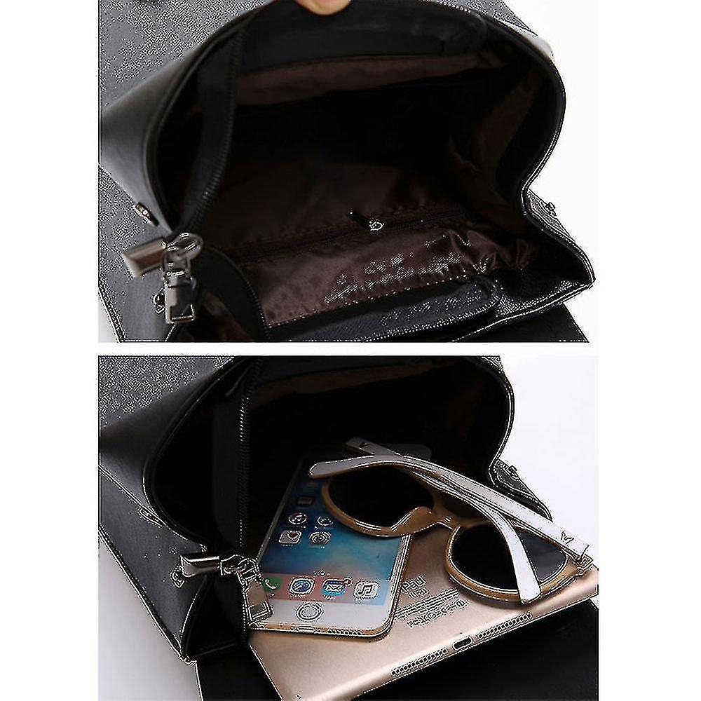 Foto 4 pulgar | Mochila Huoguo Ladies Pu Leather 24x13x27 Cm - Venta Internacional.