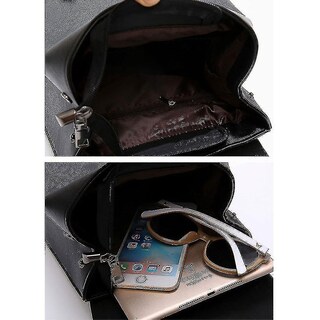Foto 3 | Mochila Huoguo Ladies Pu Leather 24x13x27 Cm - Venta Internacional.