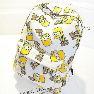 Foto 1 | Mochila Huoguo - Lienzo Con Estampado De Dibujos Animados Con Dibujos Animados De Los Simpson - Venta Internacional.