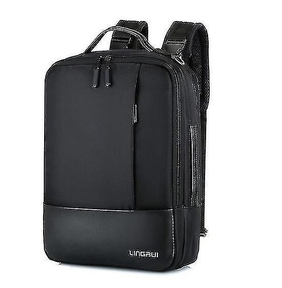 Foto 3 pulgar | Mochila Huoguo Business Para Hombre Con Puerto De Carga Usb Negra - Venta Internacional.