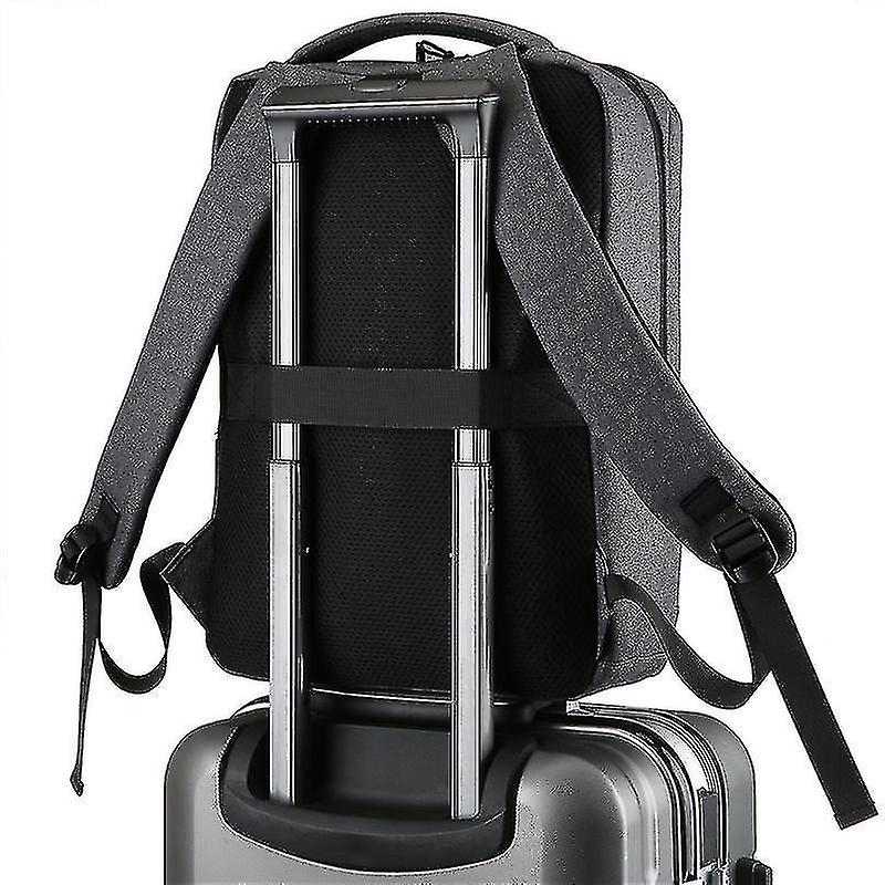Foto 5 pulgar | Mochila Huoguo Able Grey De 38 Cm Para Viajes O Negocios - Venta Internacional.