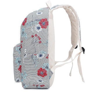 Foto 5 | Set De Mochila Impermeable De Nailon Para Mujer Con Estampado De Flores - Venta Internacional.