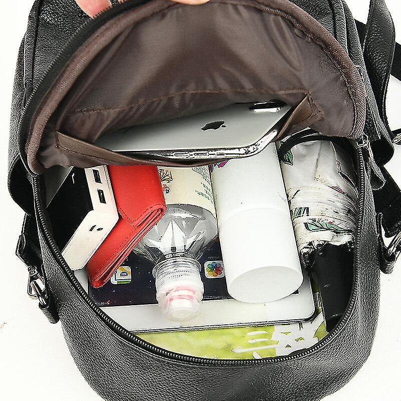 Foto 5 pulgar | Mochila Huoguo De Piel Sintética De Alta Calidad Para Mujer De Gran Capacidad - Venta Internacional.