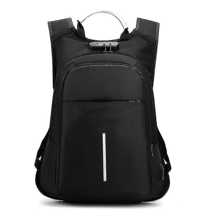 Foto 3 pulgar | Mochila Huoguo Blue Para Portátil De 16 Pulgadas Con Bloqueo Con Contraseña - Venta Internacional.