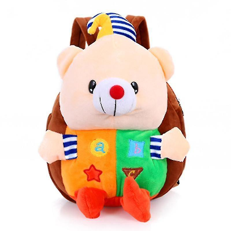 Foto 2 pulgar | Mochila Huoguo Ful Bear Brown Superflicit Pattern - Venta Internacional.