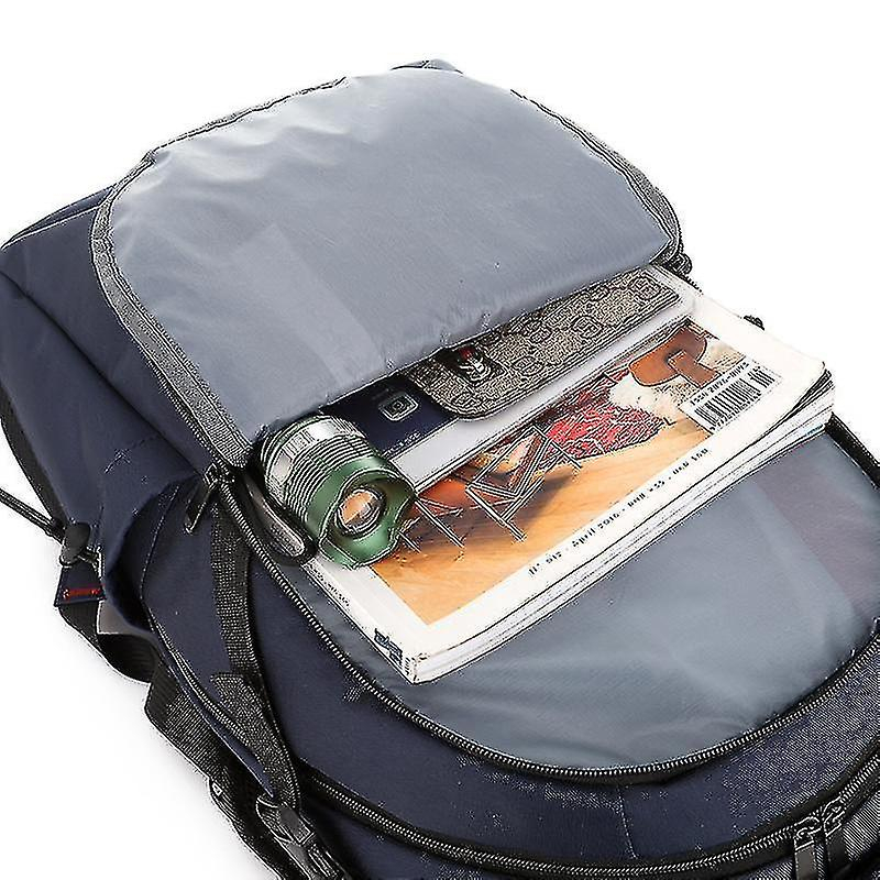 Foto 5 pulgar | Mochila Huoguo Negra 35l Resistente Al Agua Para Hombre - Venta Internacional.