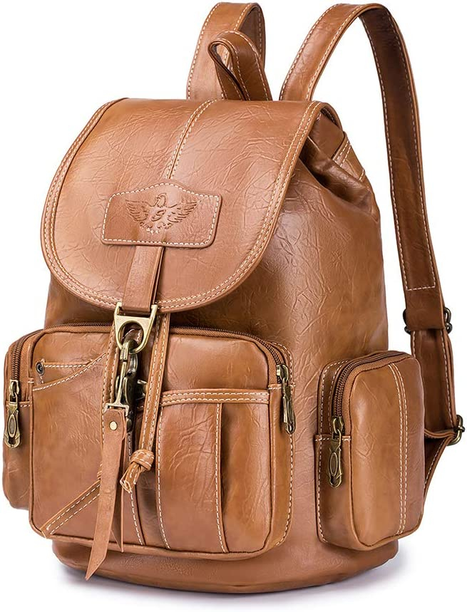 Foto 2 pulgar | Mochila De Piel, Bandolera Impermeable, Escolar, Universitaria, 90 Cm - Venta Internacional.