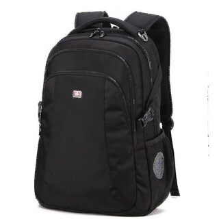 Foto 1 | Mochila Huoguo Para Hombre, Escuela Secundaria, Viajes De Negocios, Negra - Venta Internacional.