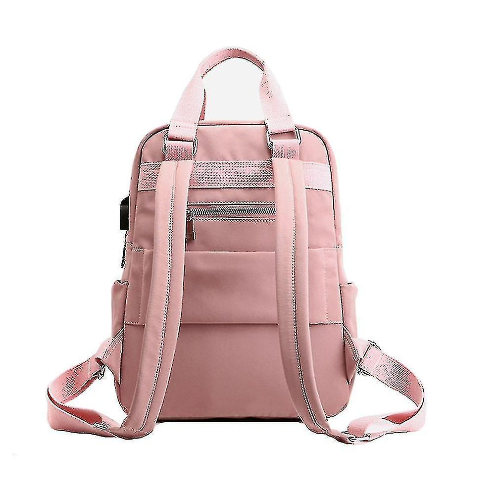 Foto 4 pulgar | Mochila Huoguo Leisure Fashion Para Mujer Con Carga Usb De Nailon - Venta Internacional.
