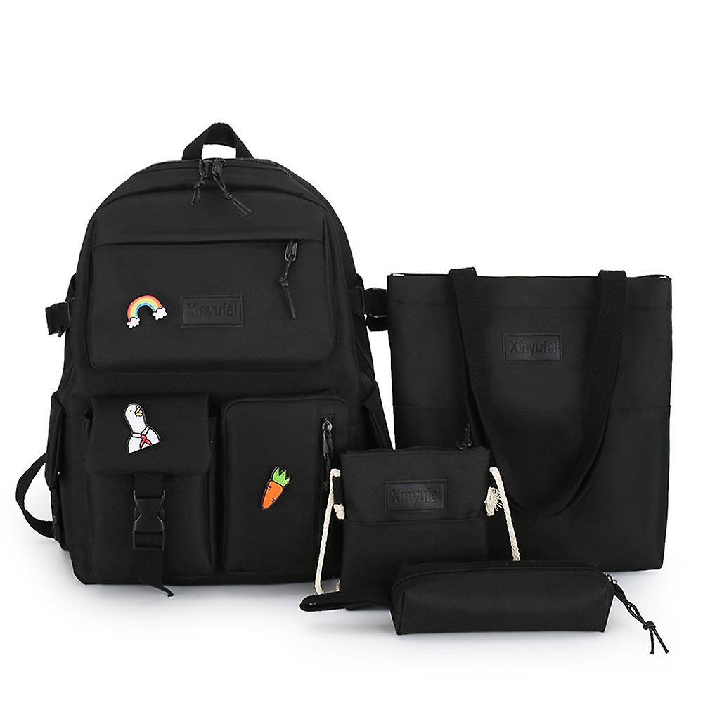 Foto 1 | Mochila Sanlin Beans De Lona Para Estudiantes Universitarios - Venta Internacional.