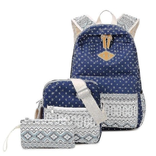 Foto 2 | Mochila Huoguo Transpirable Printing Wave Gris Claro 20-35l - Venta Internacional.
