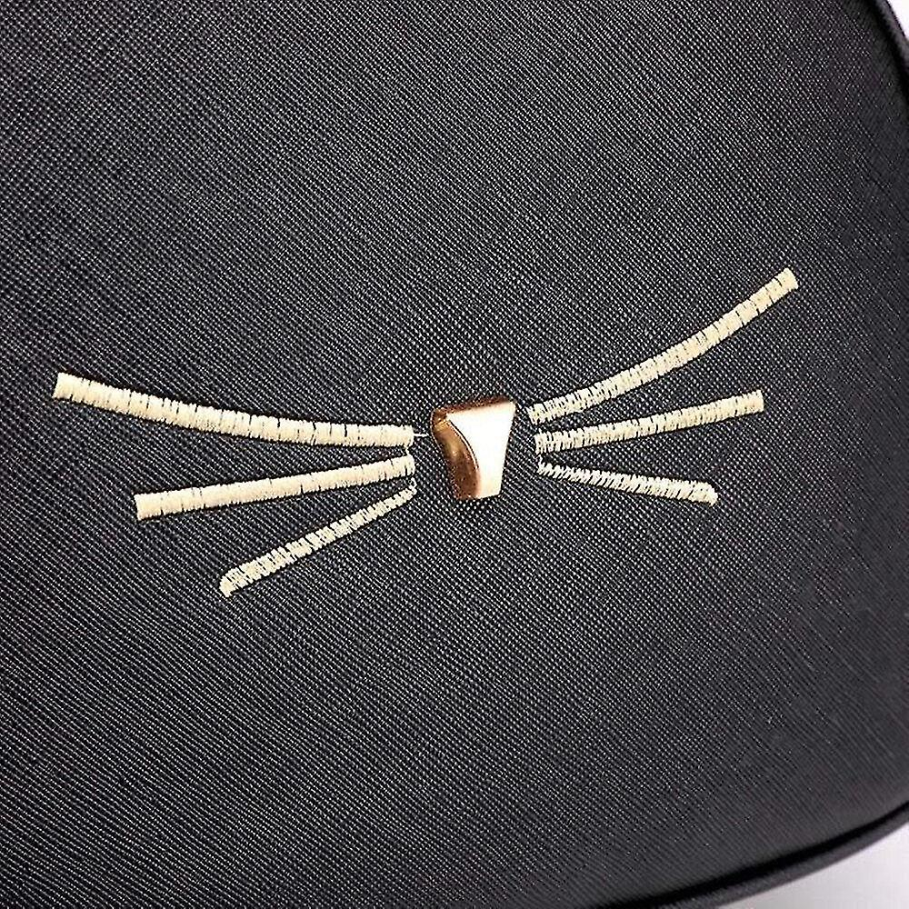 Foto 6 pulgar | Mochila Huoguo Para Mujer, Mochila Escolar De Piel Sintética Con Forma De Gato - Venta Internacional.