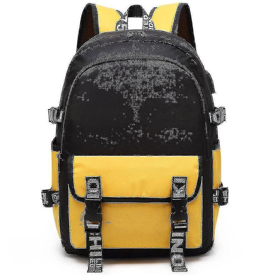 Foto 8 pulgar | Mochila Huoguo Oxford De Tela Casual Para Niños, Escuela, Rosa/azul - Venta Internacional.