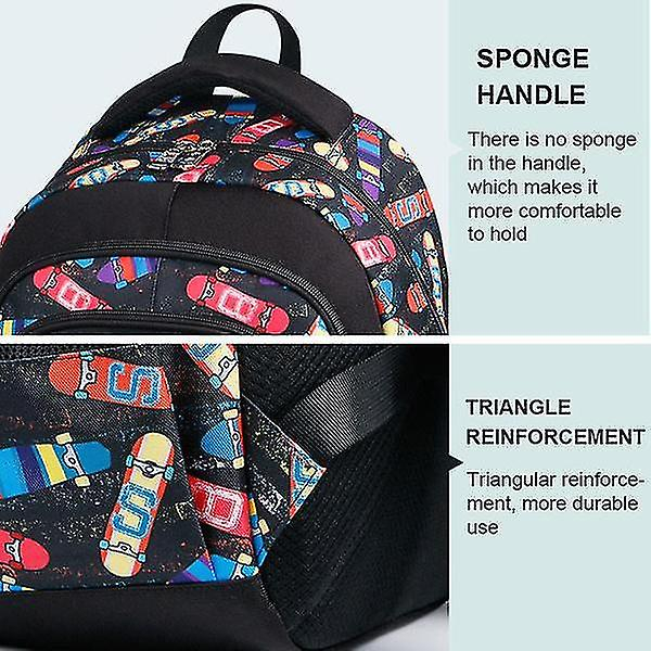 Foto 6 pulgar | Mochila Huoguo Dinosaur School Para Niñas Y Niños 41x28x20cm - Venta Internacional.