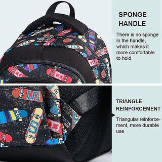 Foto 5 | Mochila Huoguo Dinosaur School Para Niñas Y Niños 41x28x20cm - Venta Internacional.