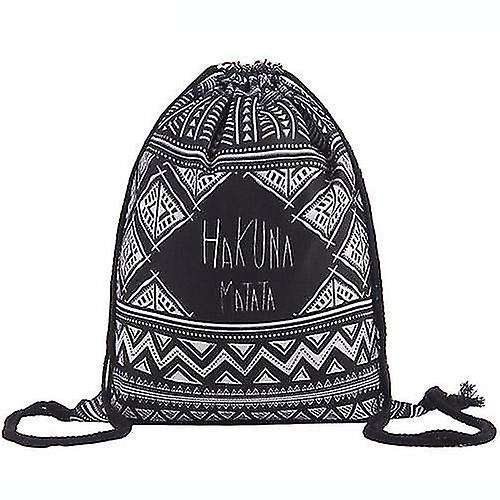 Mochila Huoguo Poliéster De Viaje Con Impresión 3d Geométrica - Venta Internacional.