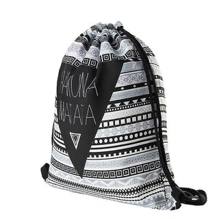 Foto 2 | Mochila Huoguo Poliéster De Viaje Con Impresión 3d Geométrica - Venta Internacional.