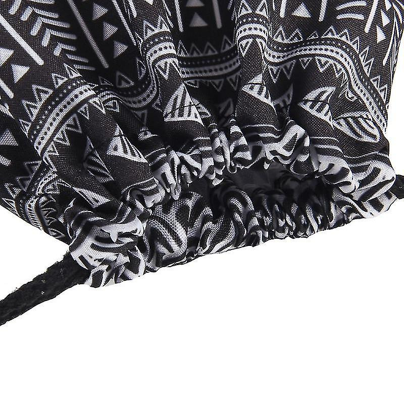 Foto 3 | Mochila Huoguo Poliéster De Viaje Con Impresión 3d Geométrica - Venta Internacional.