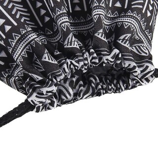 Foto 3 | Mochila Huoguo Poliéster De Viaje Con Impresión 3d Geométrica - Venta Internacional.