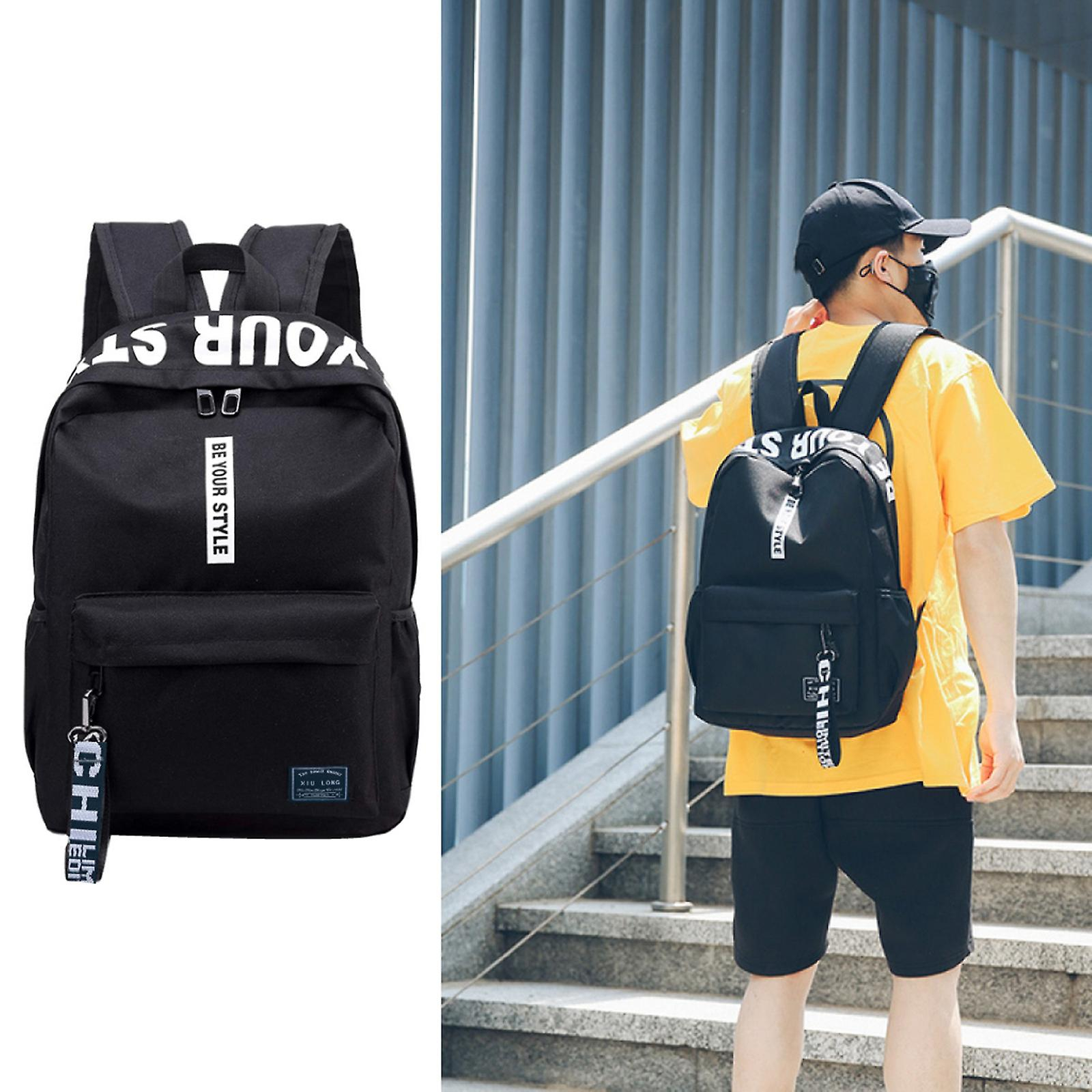 Foto 2 | Mochila Huoguo De Nailon Impermeable De Gran Capacidad Para Mujer/hombre - Venta Internacional.