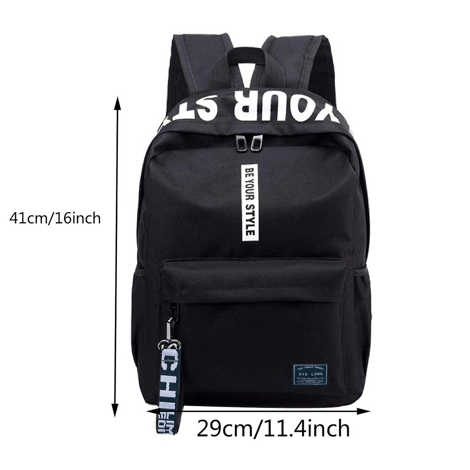 Foto 4 pulgar | Mochila Huoguo De Nailon Impermeable De Gran Capacidad Para Mujer/hombre - Venta Internacional.