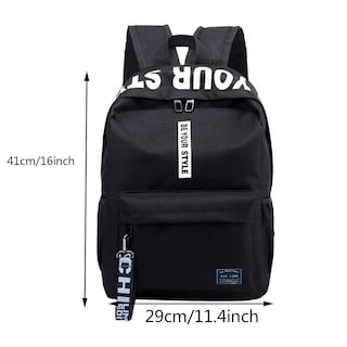 Foto 3 | Mochila Huoguo De Nailon Impermeable De Gran Capacidad Para Mujer/hombre - Venta Internacional.