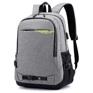 Foto 1 | Mochila Huoguo Grey Leisure Sports Business Double 36-55l - Venta Internacional.