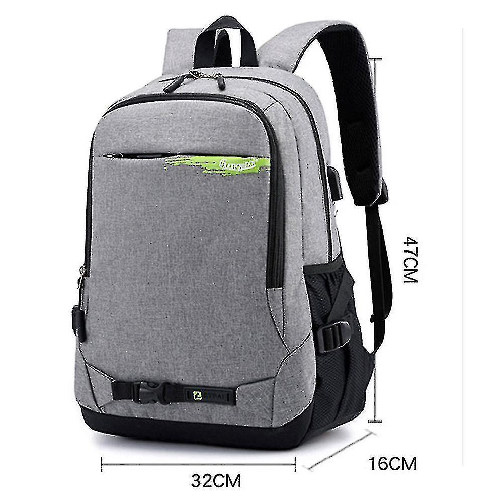 Foto 6 pulgar | Mochila Huoguo Grey Leisure Sports Business Double 36-55l - Venta Internacional.