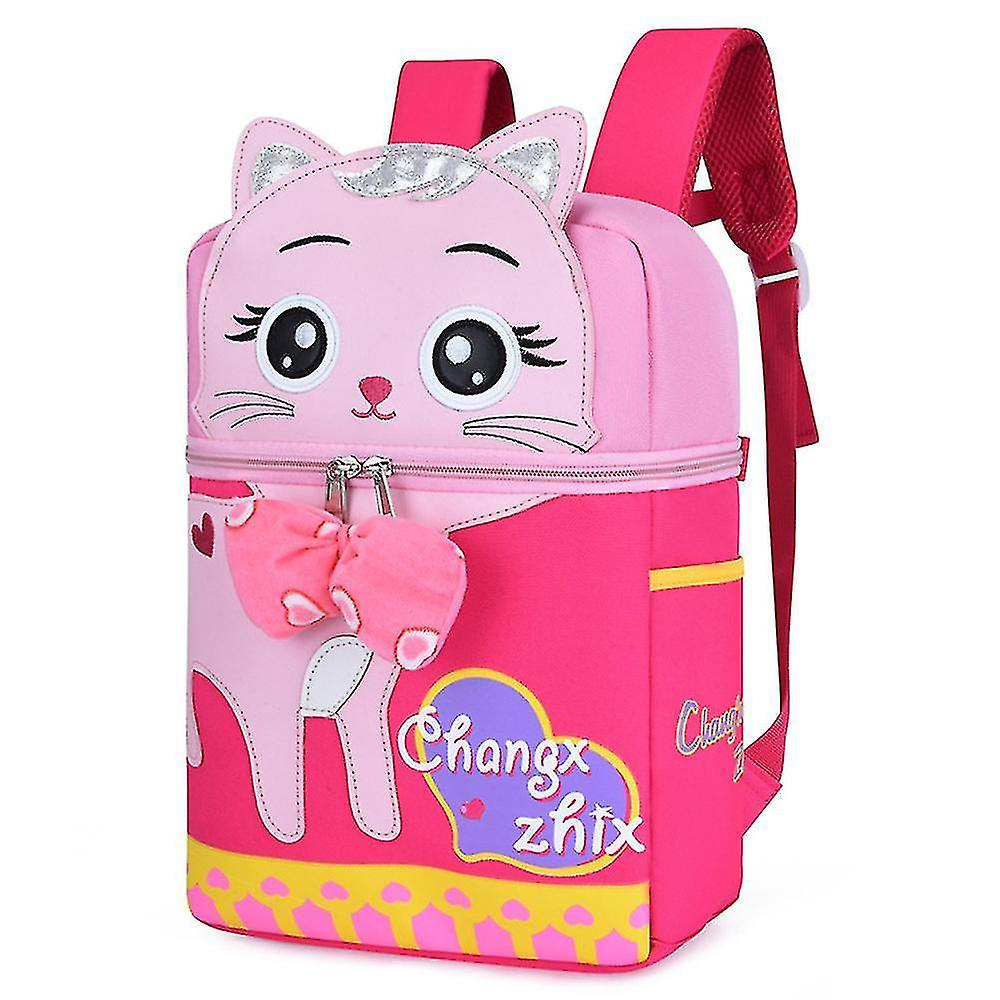 Foto 2 pulgar | Mochila Huoguo, Mochila Escolar Para Niños De 2 A 9 Años, De Nailon Rosa - Venta Internacional.